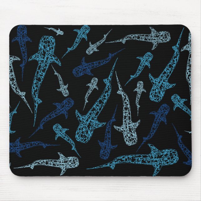 Alfombrilla De Ratón Estera del ratón del tiburón de ballena (Frente)