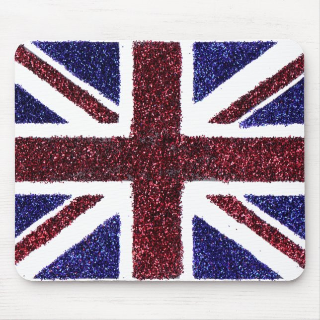 Alfombrilla De Ratón Estera del ratón del Union Jack (Frente)