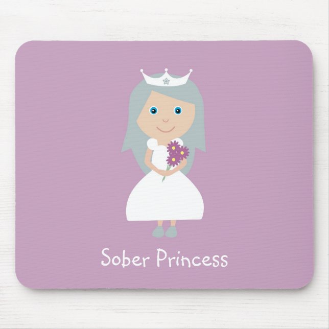 Alfombrilla De Ratón Estera sobria del ratón de la princesa (Frente)
