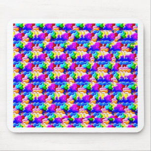 Alfombrilla De Ratón estereograma de la mariposa de la ventana