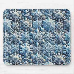 Alfombrilla De Ratón Estética de escritorio ornamental con escarcha
