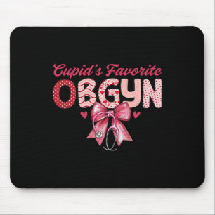 Alfombrilla De Ratón Estetoscopio Coquette Ob-gyn Favorito de Cupido Ob