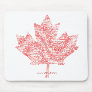 Alfombrilla De Ratón Estilo canadiense de la hoja de arce