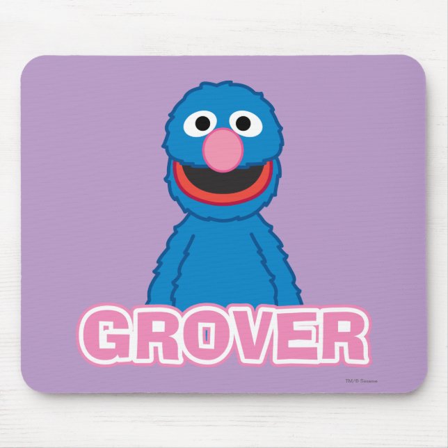 Alfombrilla De Ratón Estilo Clásico de Grover (Frente)