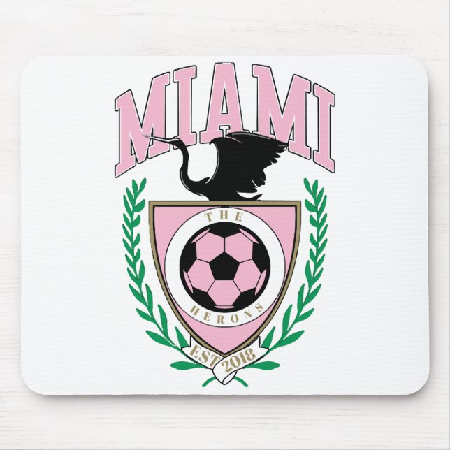 Alfombrilla De Ratón Estilo de diversidad de fútbol de Miami (Frente)