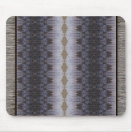 Alfombrilla De Ratón Estilo de moqueta azul y gris marrón