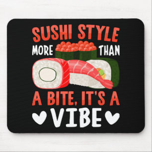Alfombrilla De Ratón Estilo de sushi más que un bocado