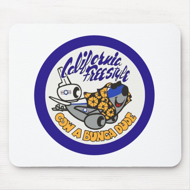 Alfombrilla De Ratón Estilo libre de California del suplemento de (Frente)