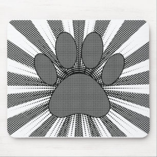 Alfombrilla De Ratón Estilo Manga de impresión de perras