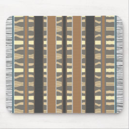 Alfombrilla De Ratón Estilo Mini Brown y Gray Rug
