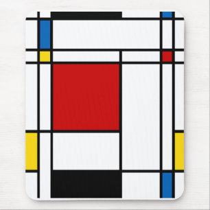 Alfombrilla De Ratón Estilo Neo-Plasticism de Mondrian