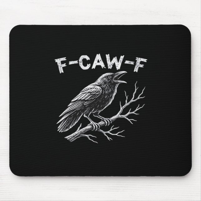 Alfombrilla De Ratón Estilo Retro Clásico F-Caw-F (Frente)