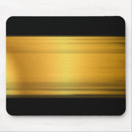 Alfombrilla De Ratón Estilo Tech Negro Oro Premium