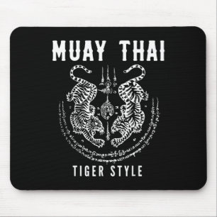 Alfombrilla De Ratón Estilo Tigar Muay Thai Entrenamiento de Kickboxing