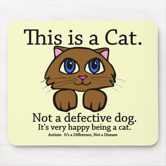 Alfombrilla De Ratón Esto es un gato Mousepad (Frente)