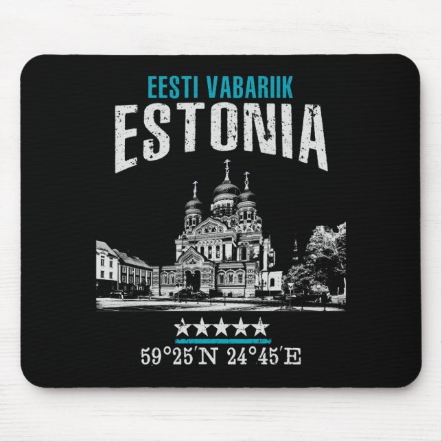 Alfombrilla De Ratón Estonia (Frente)