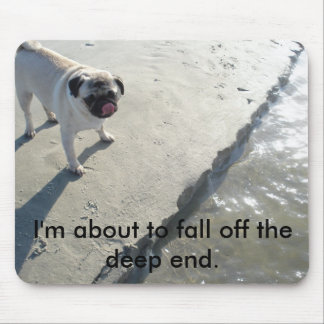 Alfombrilla De Ratón Estoy a punto de caerse del mousepad profundo del
