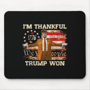 Alfombrilla De Ratón Estoy agradecido de que Trump ganara gracias a Tur