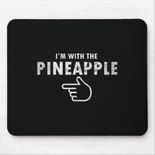 Alfombrilla De Ratón Estoy con Pineapple Halloween Costume Parejas Dive