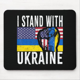 Alfombrilla De Ratón Estoy De Acuerdo Con La Bandera De Ucrania De Esta