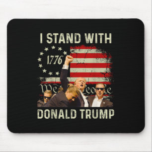 Alfombrilla De Ratón Estoy de acuerdo con Trump Funny Trump 2024