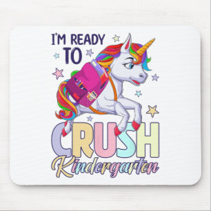 Alfombrilla De Ratón Estoy lista aplasta jardín de niños unicornio de v