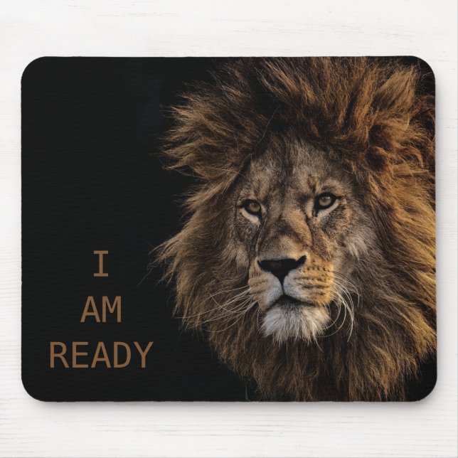 Alfombrilla De Ratón ESTOY LISTO - León (Frente)