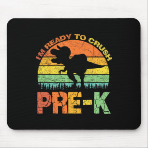 Alfombrilla De Ratón Estoy listo para aplastar a pre K T Rex Dinosaur d