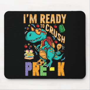 Alfombrilla De Ratón Estoy listo para aplastar al monstruo preK.