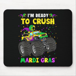 Alfombrilla De Ratón Estoy listo para aplastar el Monstruo de Mardi Gra