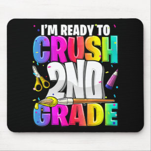 Alfombrilla De Ratón Estoy listo para aplastar el segundo grado de vuel