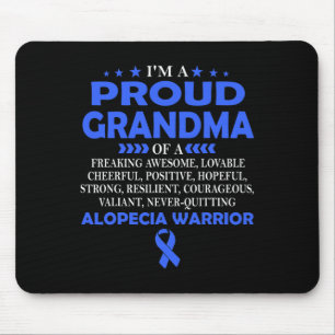 Alfombrilla De Ratón Estoy orgullosa abuela de guerrera Alopecia t