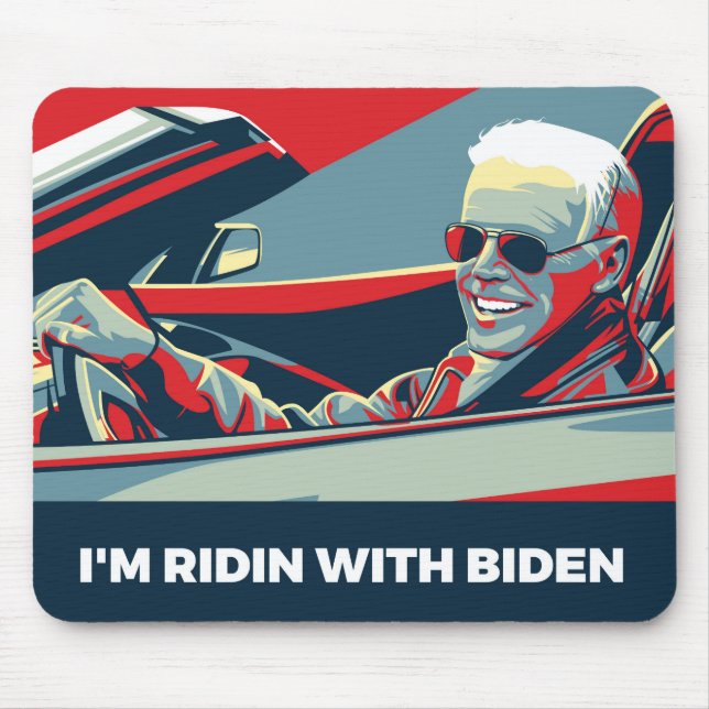 ALFOMBRILLA DE RATÓN ESTOY RIDIN CON BIDEN (Frente)