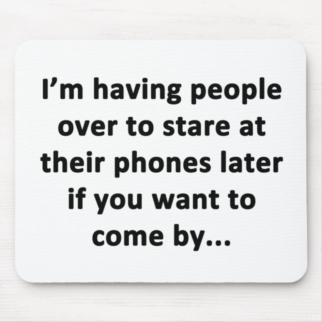 Alfombrilla De Ratón Estoy teniendo gente por encima (Frente)