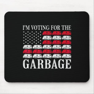 Alfombrilla De Ratón Estoy votando por la basura Trump 2024 Orgulloso d