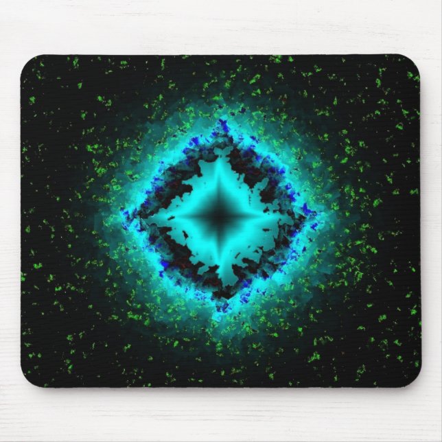 Alfombrilla De Ratón Estrella afortunada y Asterisk (Frente)