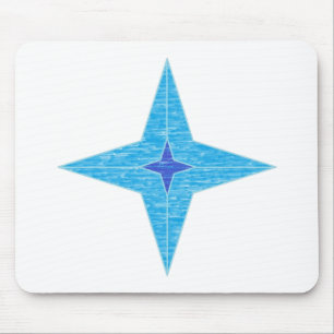Alfombrilla De Ratón Estrella azul