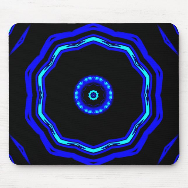 Alfombrilla De Ratón Estrella azul Mousepad (Frente)