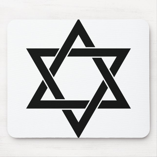 Alfombrilla De Ratón Estrella de David (Frente)