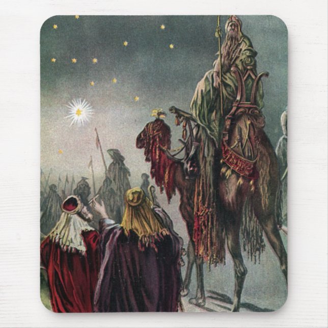 Alfombrilla De Ratón Estrella de la almohadilla del ratón de Belén (Frente)