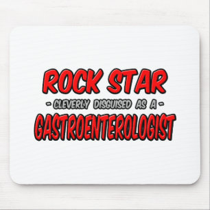 Alfombrilla De Ratón Estrella de rock... gastroenterólogo