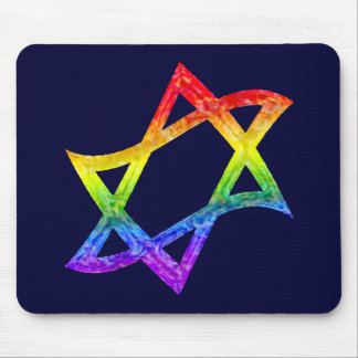 Alfombrilla De Ratón Estrella del arco iris de David Mousepad