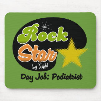 Alfombrilla De Ratón Estrella del rock por noche - Podiatrist del