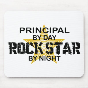 Alfombrilla De Ratón Estrella del rock principal por noche