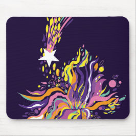 Alfombrilla De Ratón Estrella en caída.