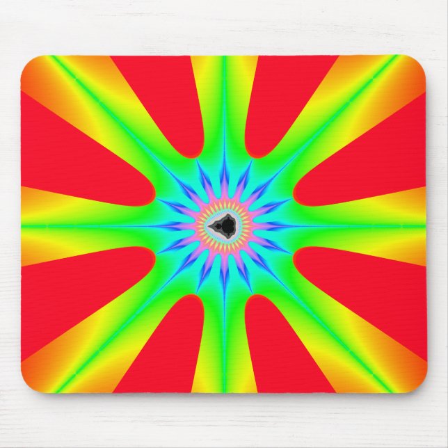 Alfombrilla De Ratón Estrella - Fractal Mousepad (Frente)