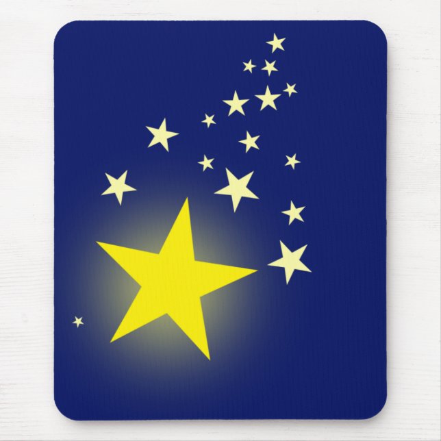 Alfombrilla De Ratón Estrella fugaz Mousepad (Frente)