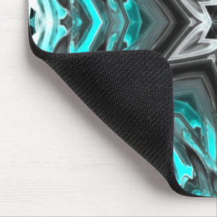 Alfombrilla De Ratón Estrella gris en toques de esculpidos, vidrio o me