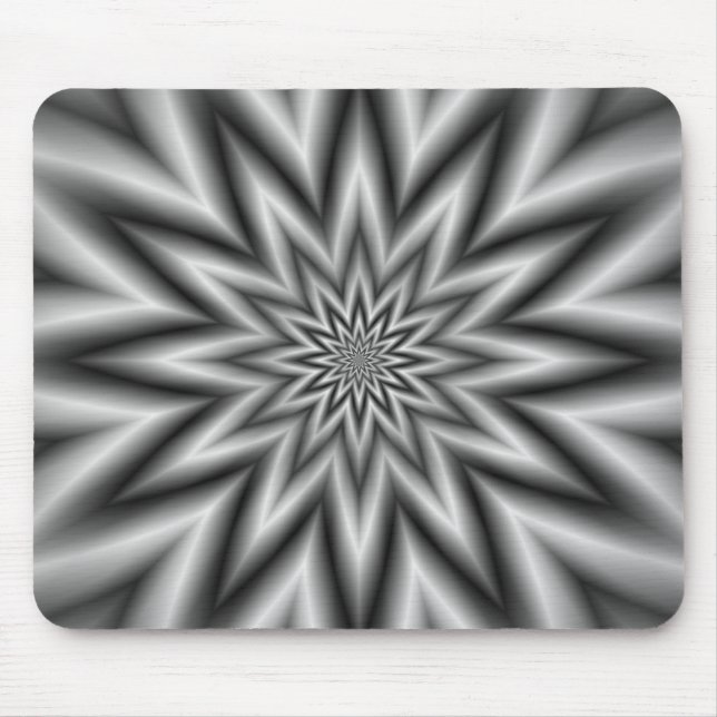 Alfombrilla De Ratón Estrella gris Mousepad (Frente)