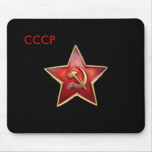 Alfombrilla De Ratón Estrella roja Mousepad de CCCP